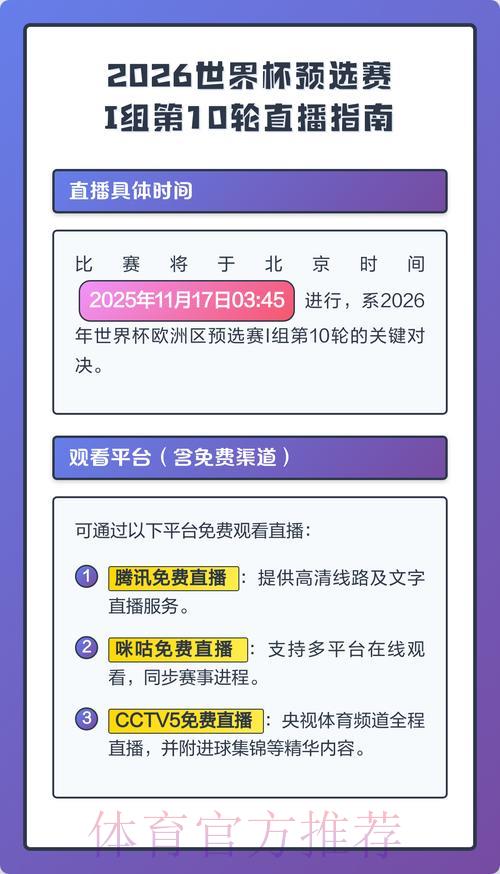 2026世界杯高清直播全指南!最佳观看渠道一览 2026世界杯高清直播全指南!最佳观看渠道一览